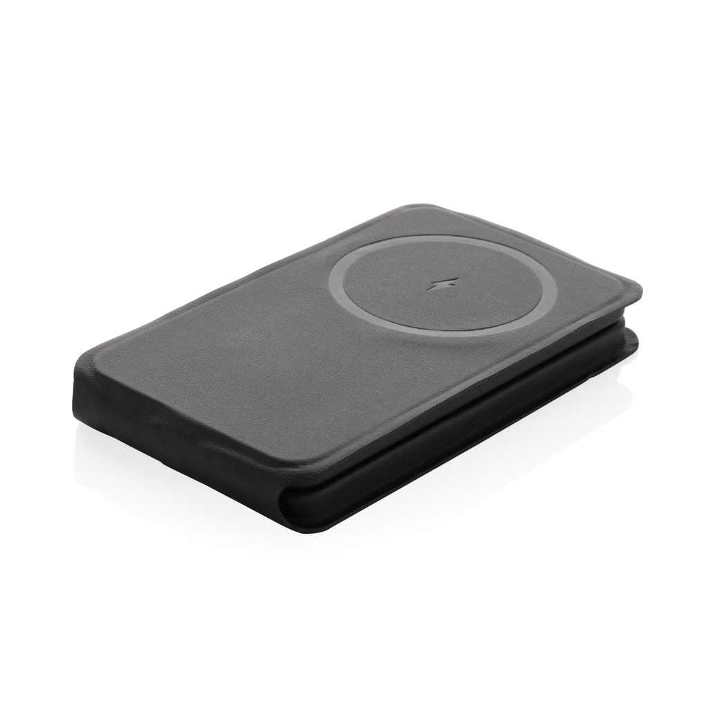 Swiss Peak Tech 3 in 1 15W caricatore wireless nero in rPlastica