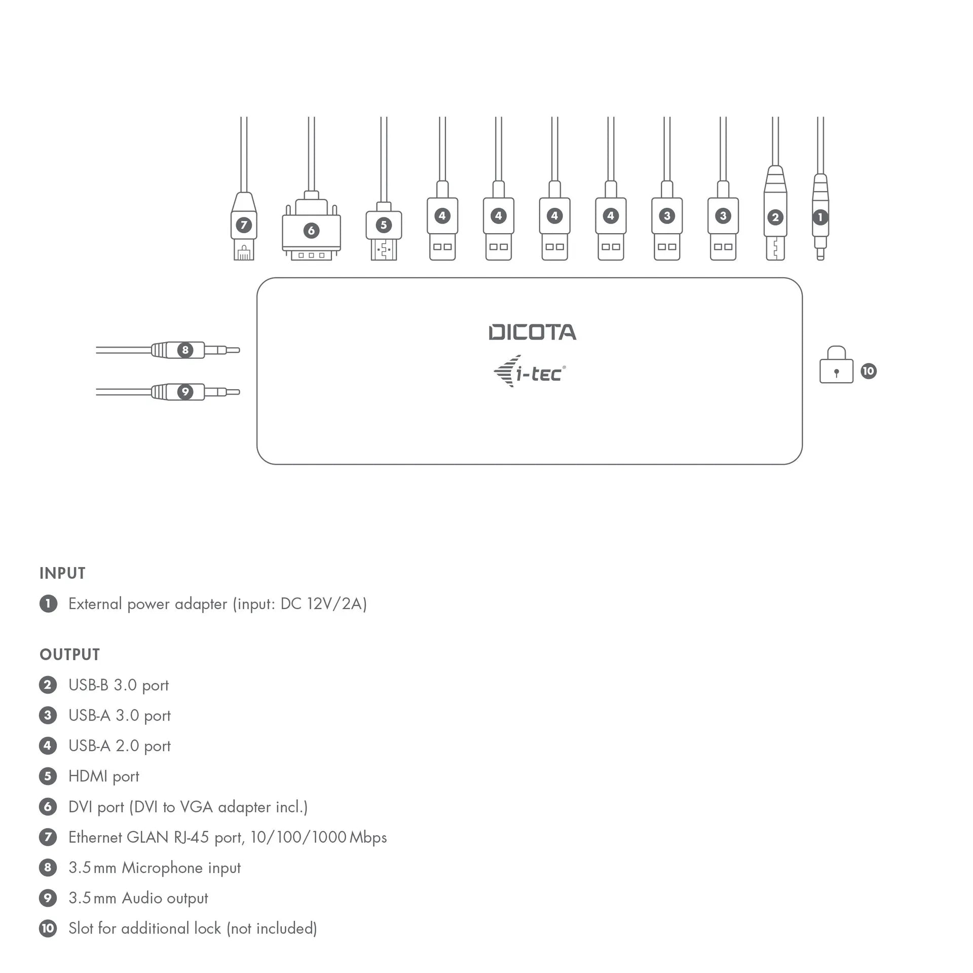 BASE XXO Docking Stations USB-C/USB-A 11-in-1 Docking Station HDMI docking station