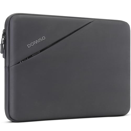 Domiso Laptop Sleeve 17,3 pollici custodia laptop nera impermeabile