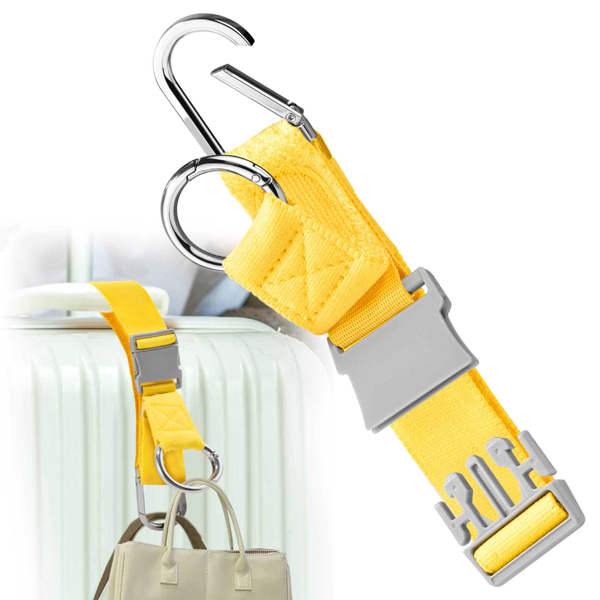 ZINZ Luggage Straps cinghia elastica da viaggio grigio argento