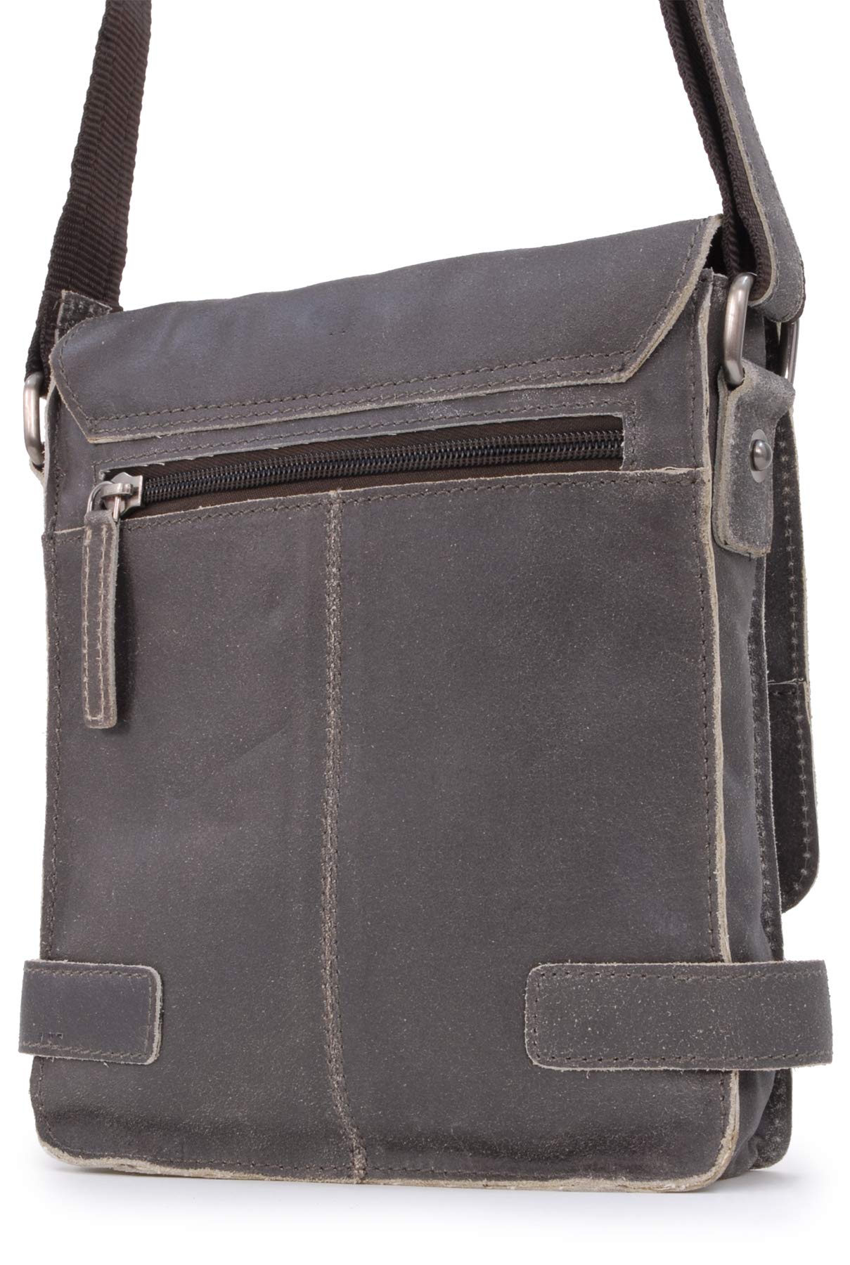 Ashwood Man Bags & Briefcases Camden 8351 borsa messenger Marrone compatta
