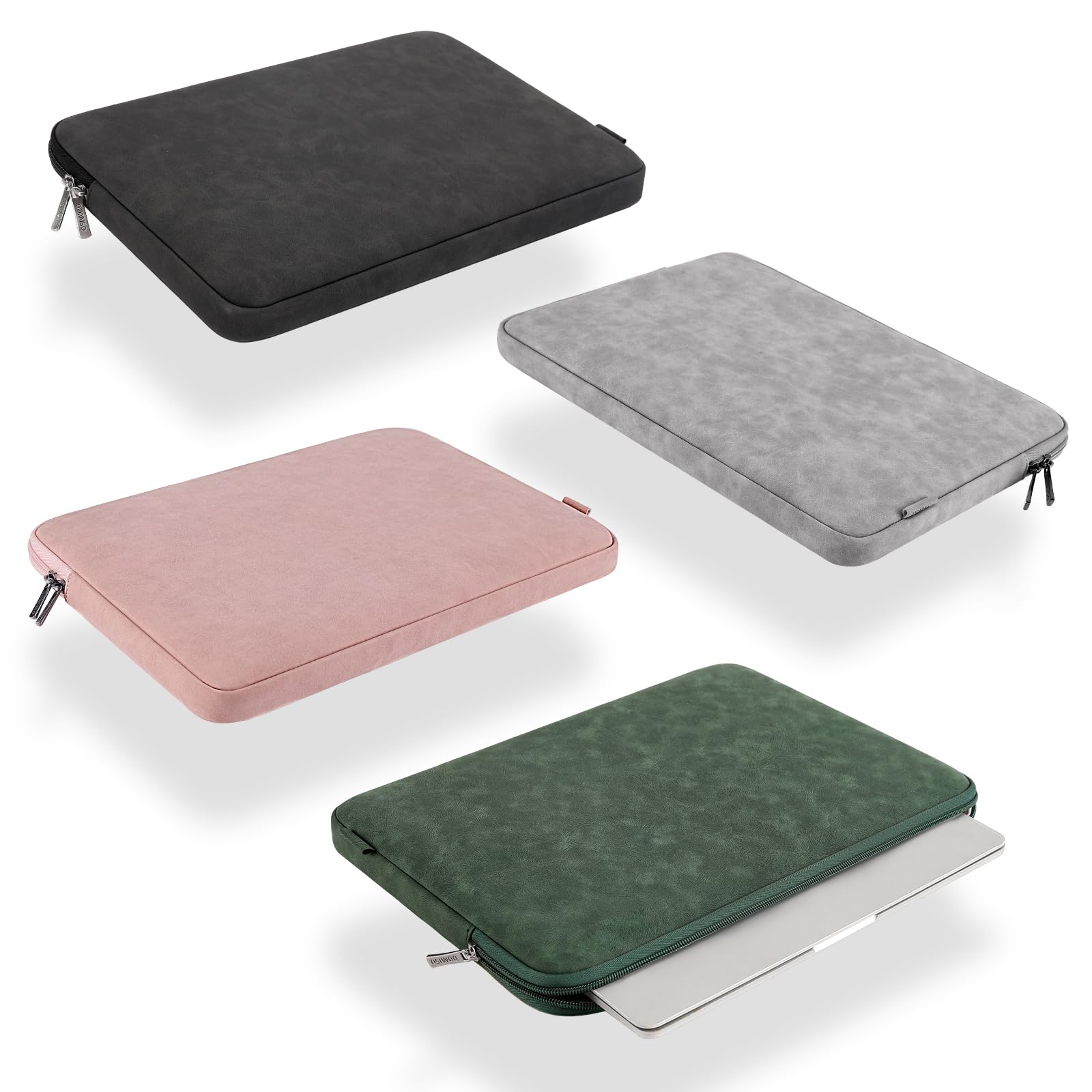 Domiso Laptop Sleeve 13,3 Pollici custodia verde scuro impermeabile