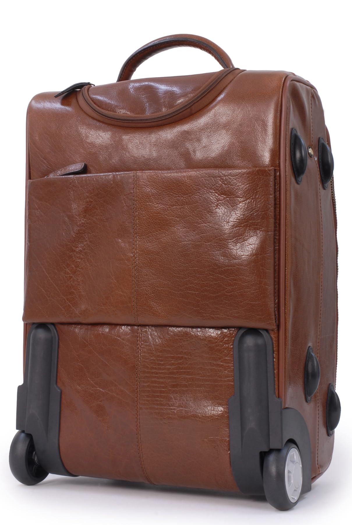 Ashwood Man Bags & Briefcases 79014 borsa messenger in pelle castagna marrone