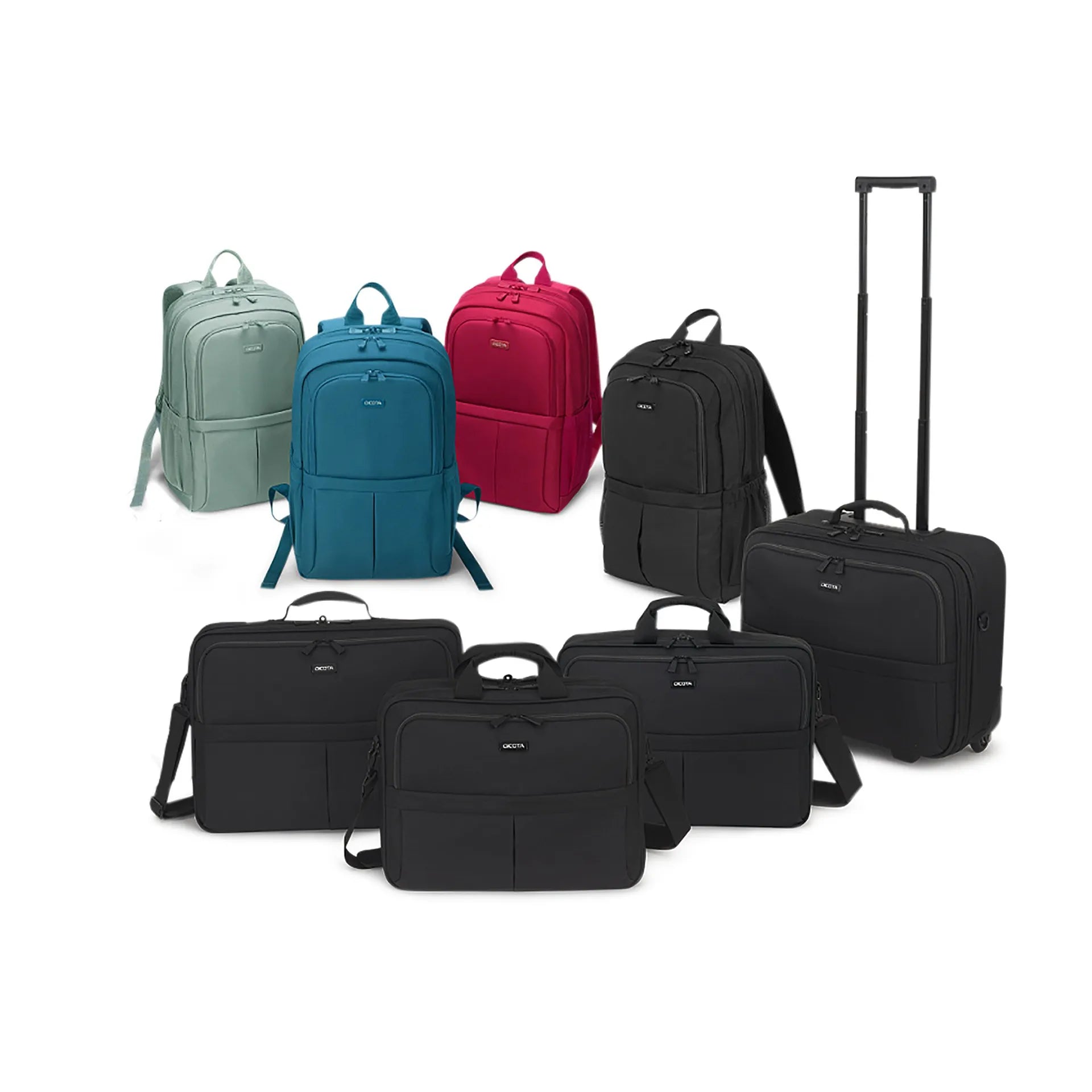 BASE XXO Backpacks Eco Backpack SCALE 13-15.6 nero in PET riciclato