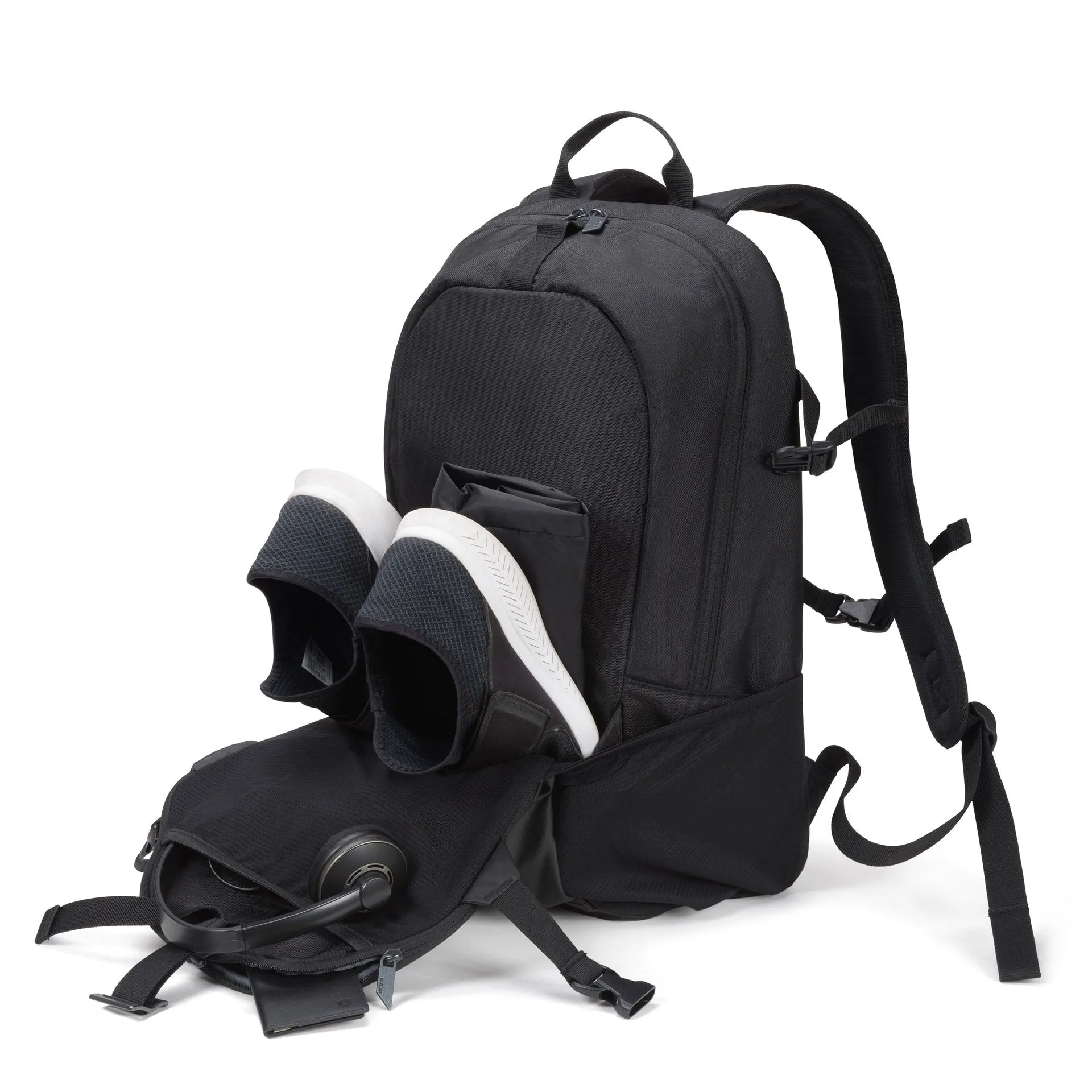 BASE XXO Backpacks GO 13-15.6 zaino nero per laptop con tasche organizzative