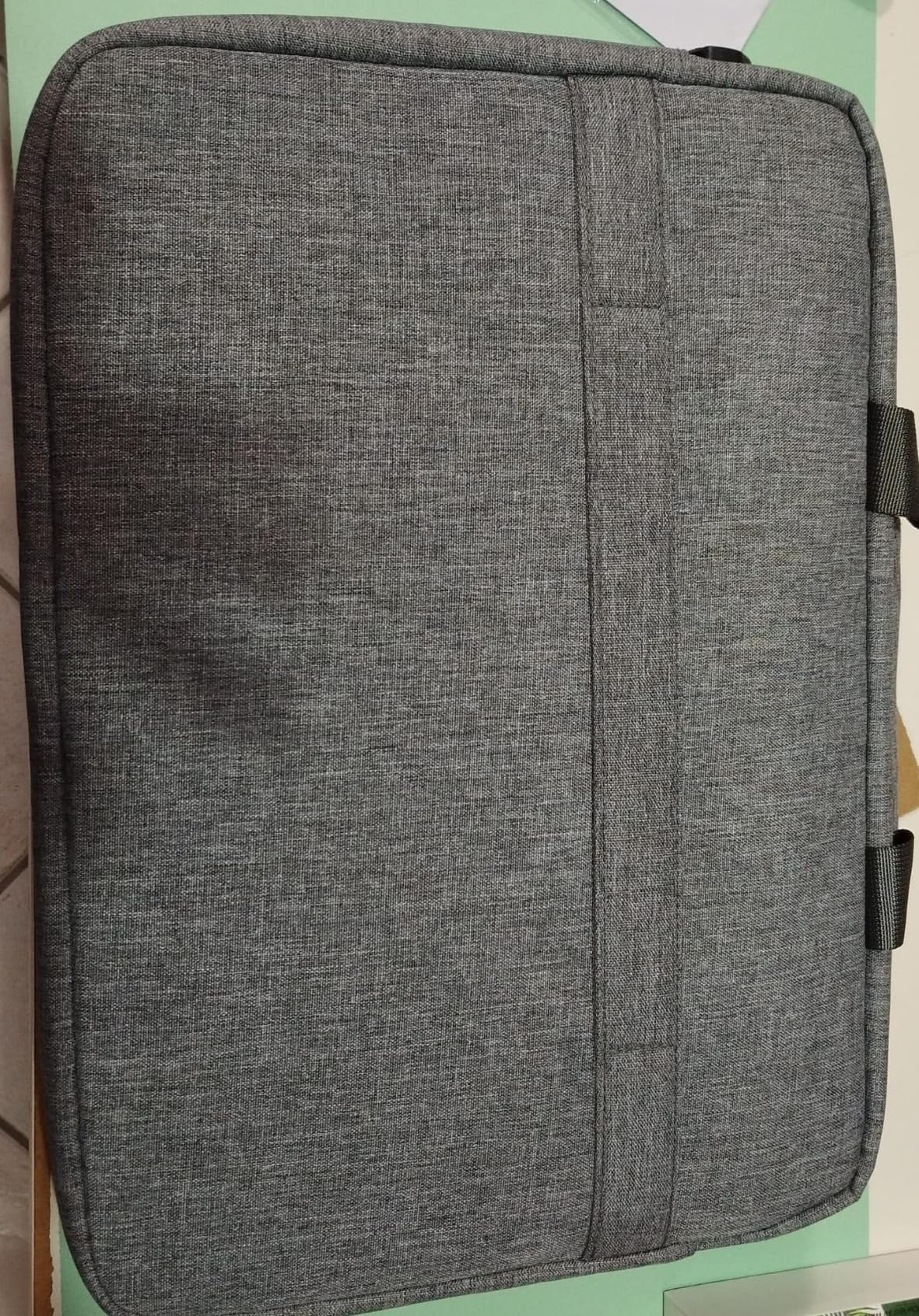Domiso Laptop Briefcase 15,6 pollici borsa grigia impermeabile