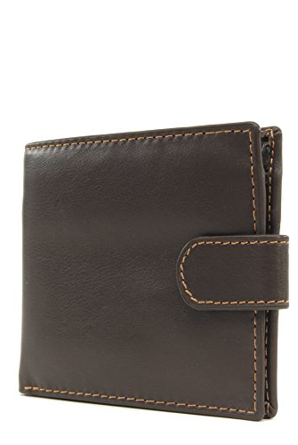 Ashwood Wallets 1222 portafoglio uomo marrone in pelle