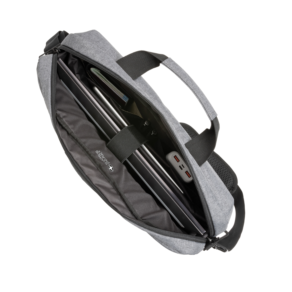 Swiss Peak Borse porta PC Borsa porta PC 15.6″ AWARE™ RFID grigia