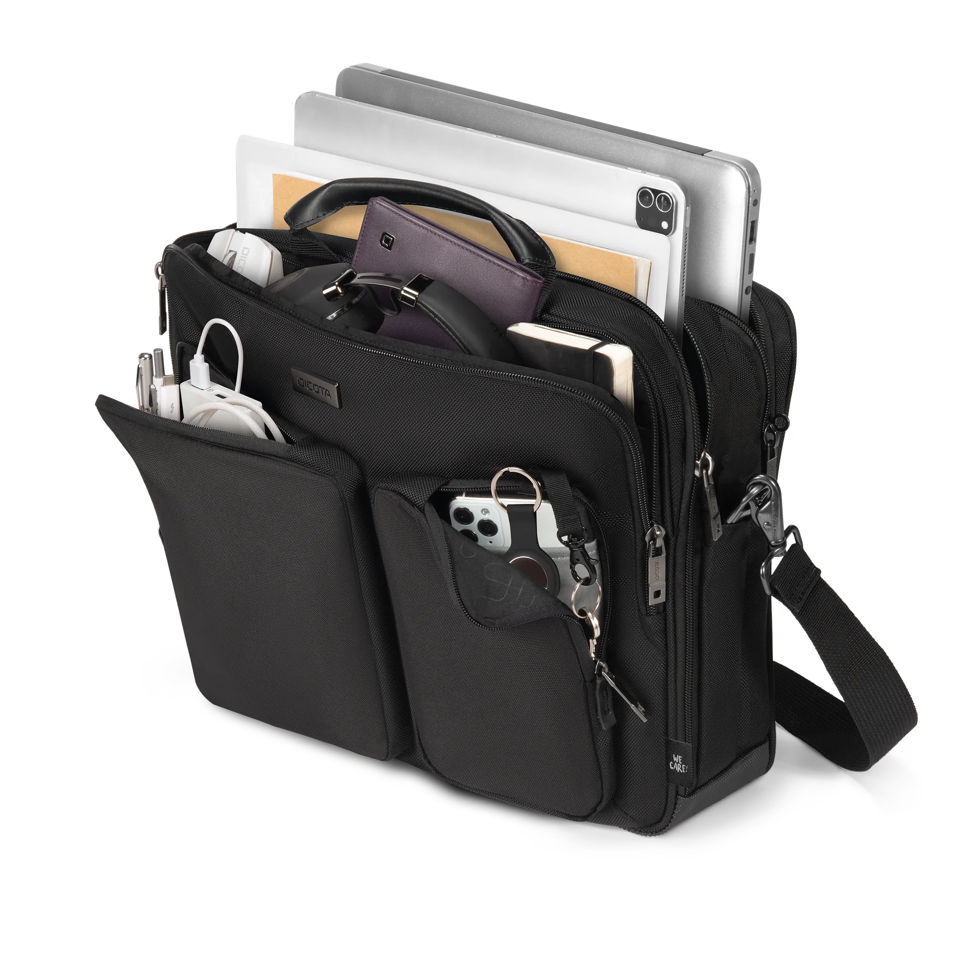 BASE XXO Top Traveller SEVEN 14-16 borsa laptop in PET riciclato idrorepellente