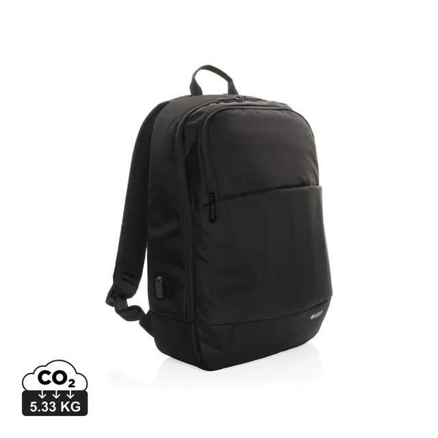 Swiss Peak Zaini zaino moderno porta PC 15,6″ AWARE™ nero USB-C