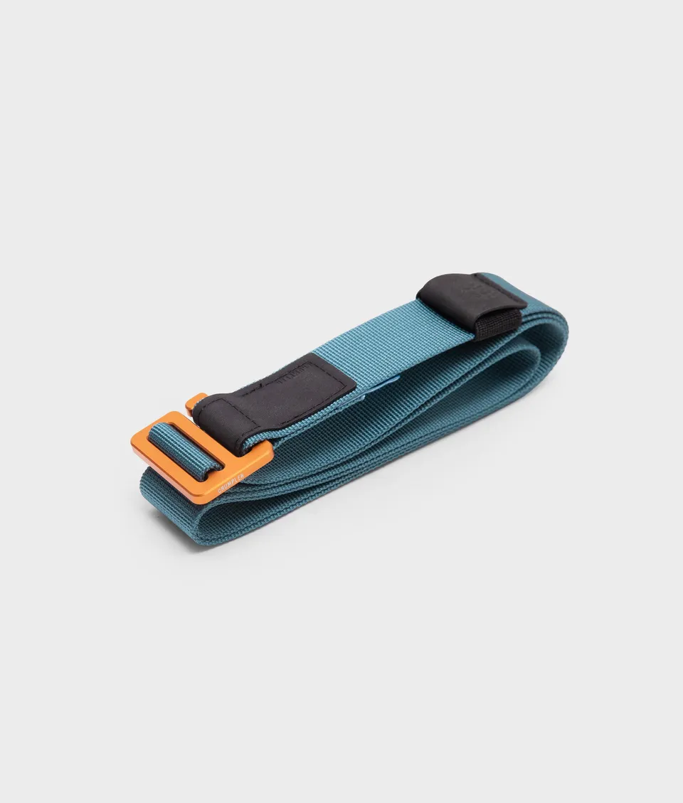 Crumpler Small Bags & Accessories Bogus (Belt) cintura Sea Blue con fibbia in alluminio