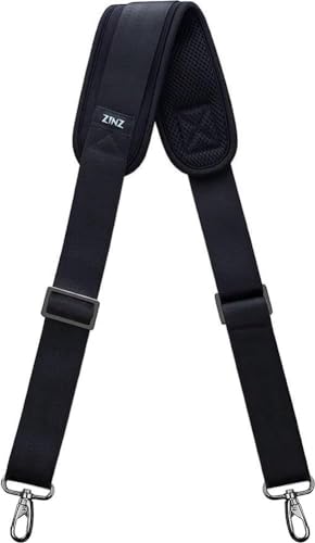 ZINZ Shoulder Pads 144,8 cm tracolla imbottita nera regolabile