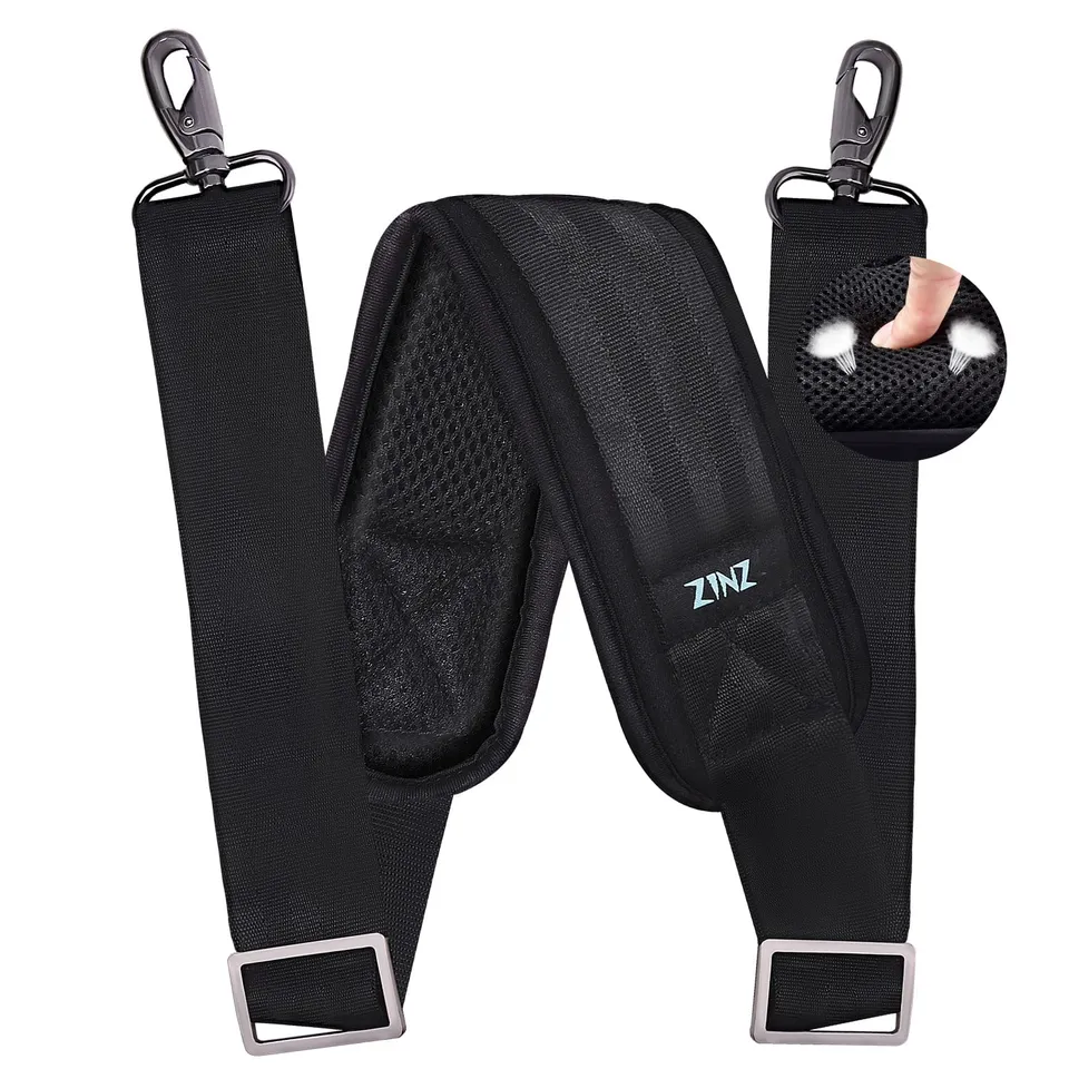 ZINZ Shoulder Pads cinturino regolabile 79″ nero 200 cm imbottito