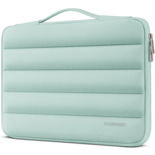 Domiso Laptop Sleeve 17,3 pollici custodia laptop verde menta impermeabile