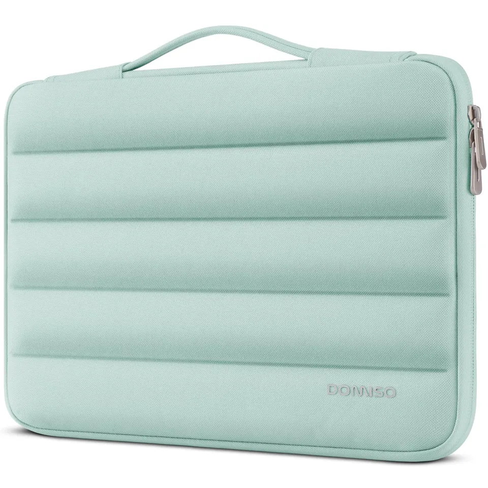 Domiso Laptop Sleeve 17,3 pollici custodia laptop verde menta impermeabile