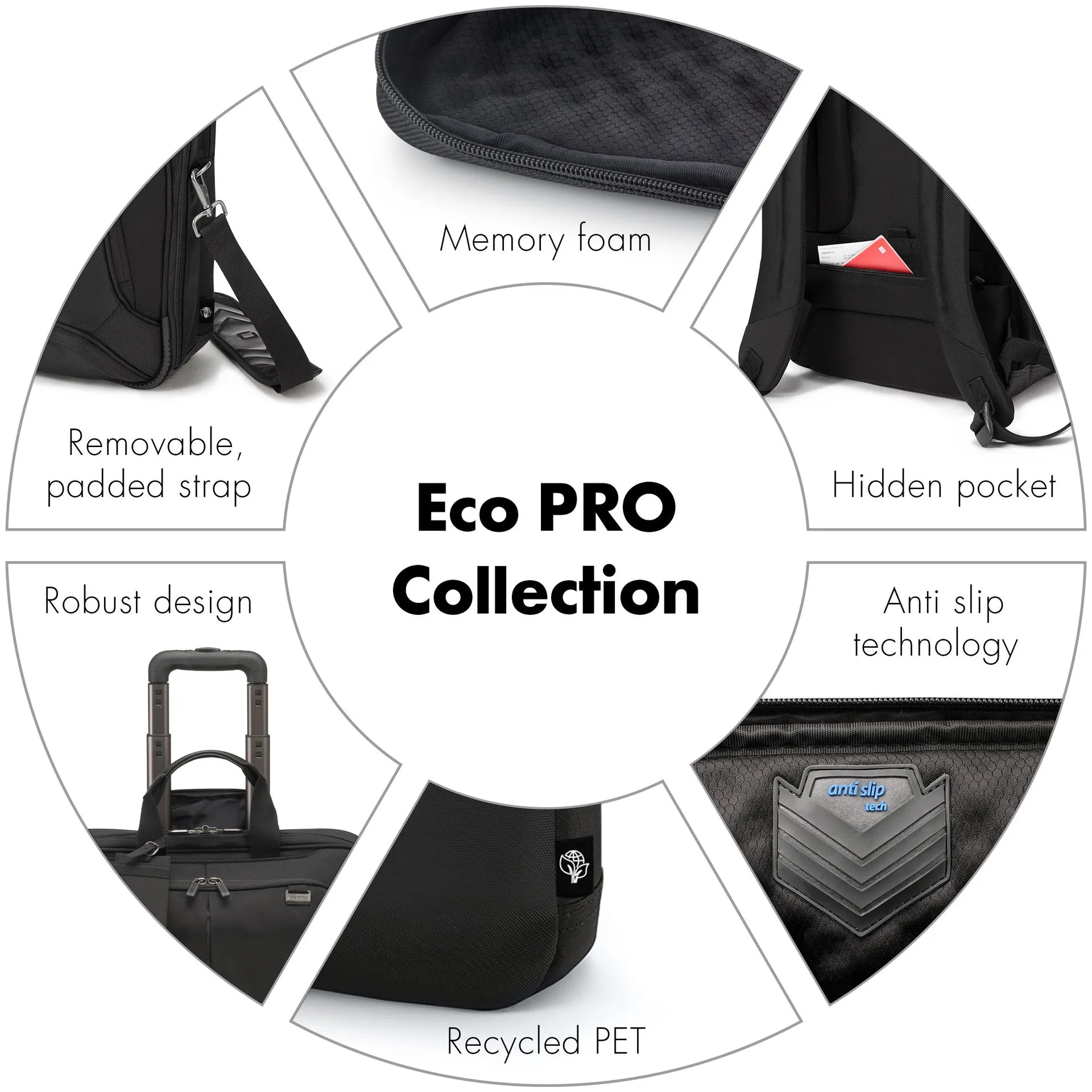 BASE XXO Laptop Bags Eco Multi PLUS 14-15.6 borsa laptop PET riciclato