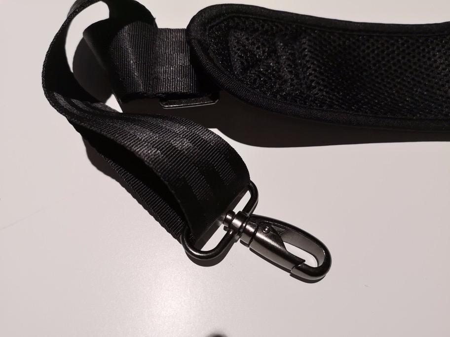 ZINZ Shoulder Pads Cinturino Regolabile con Imbottitura Fissa Spessa tracolla nera