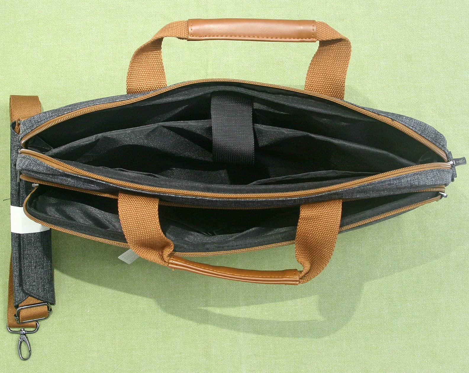 Domiso Laptop Briefcase 15,6 Pollici ventiquattrore laptop grigio scuro impermeabile