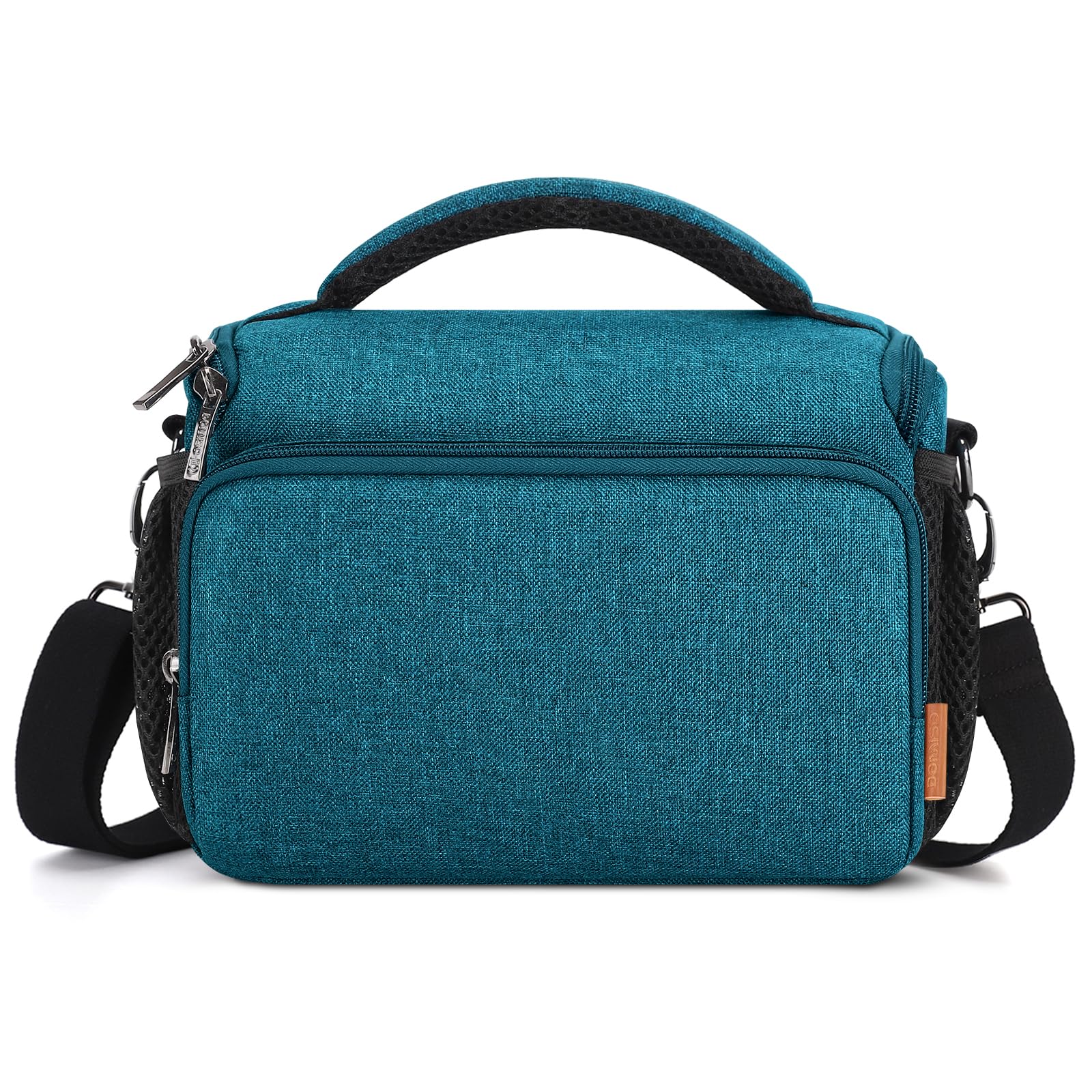 DOMISO DSLR Camera Bag borsa fotocamera turchese antiurto