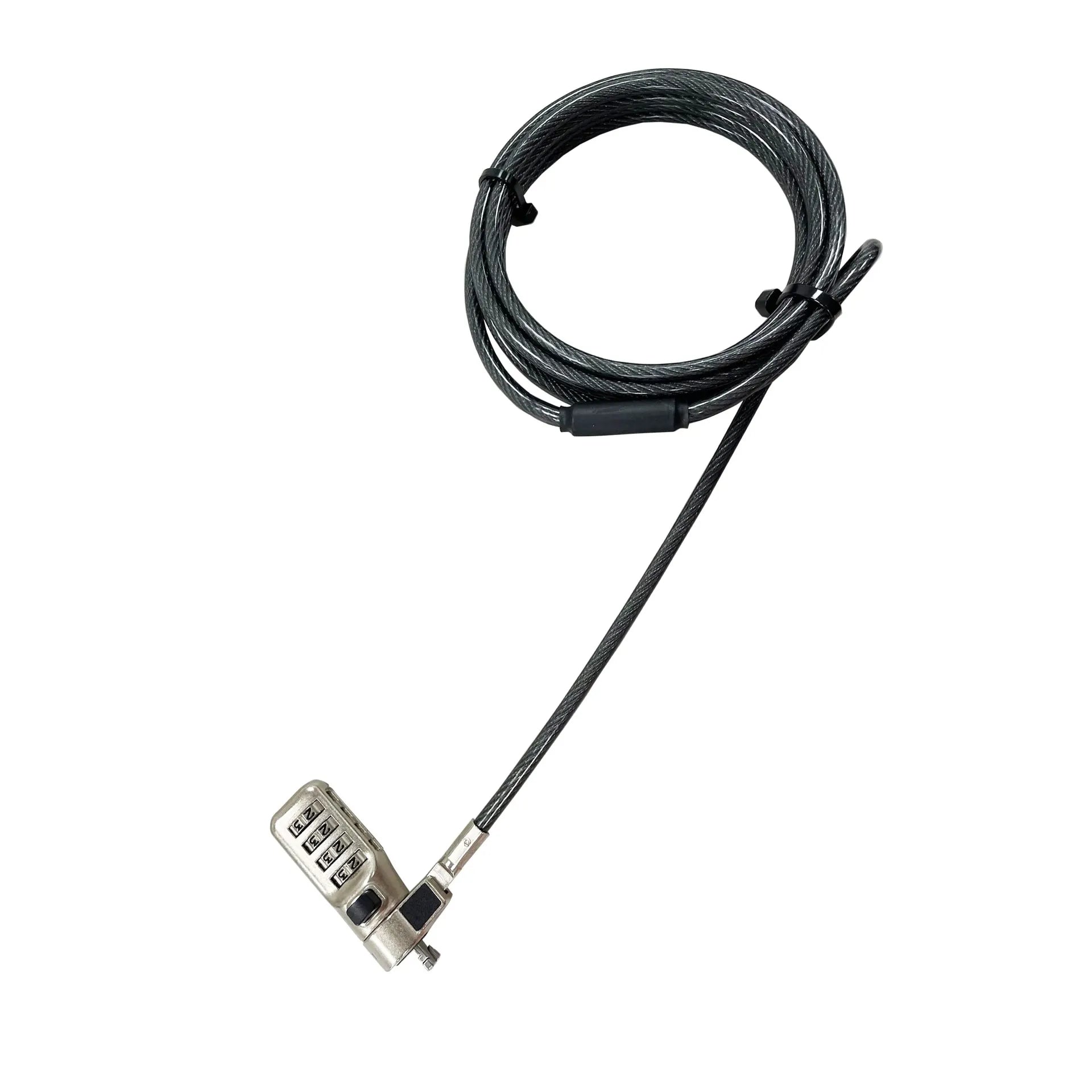 BASE XXO Security Locks Security Cable N-Lock combination resettable 2.5x6mm slot single cavo antifurto