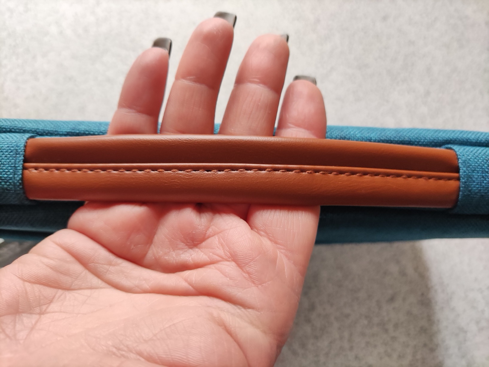 Domiso Laptop Sleeve 15,6 pollici custodia laptop turchese impermeabile
