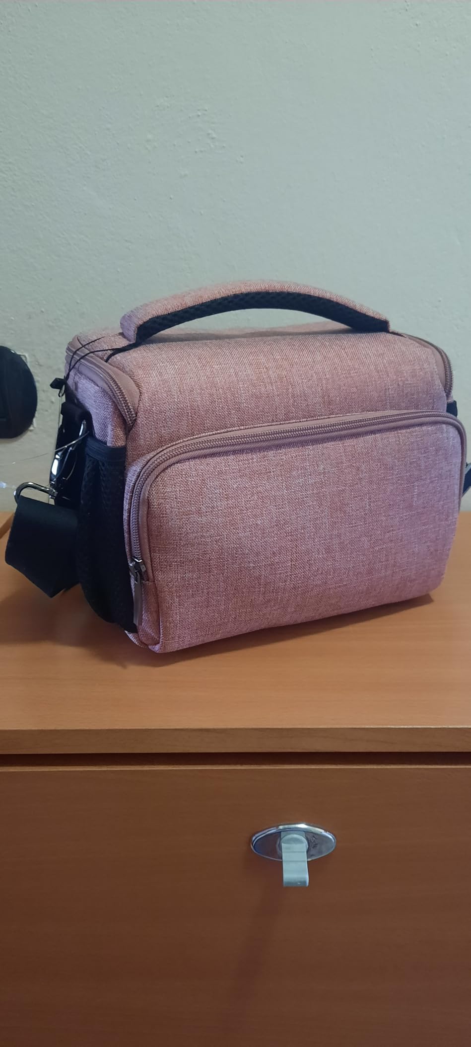Domiso DSLR Camera Bag Borsa per fotocamera Rosa antiurto