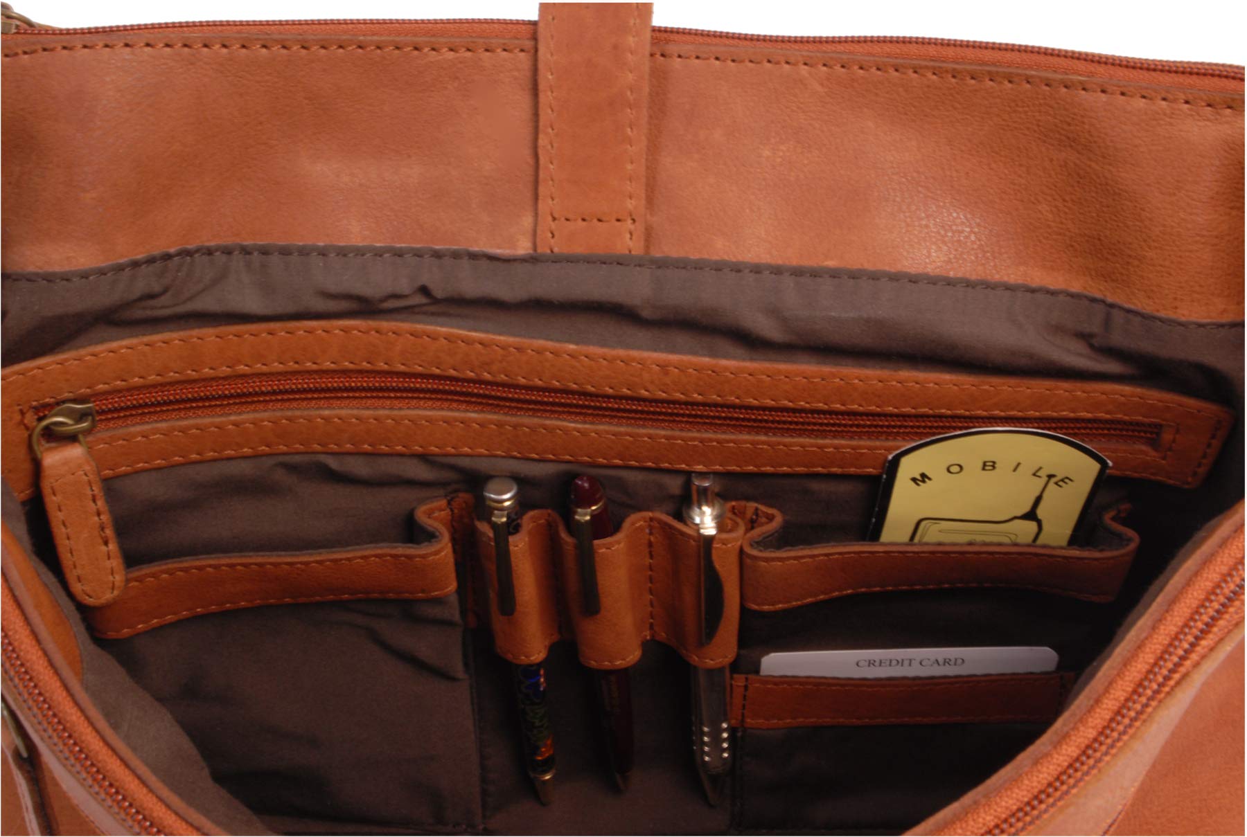 Ashwood Man Bags & Briefcases Pedro borsa laptop Marrone pelle