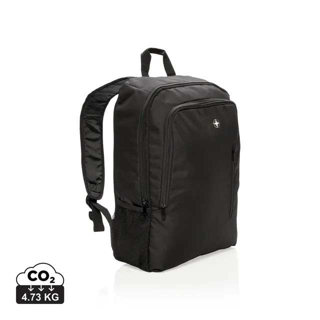 Swiss Peak zaino porta PC 17″ nero, in poliestere senza PVC