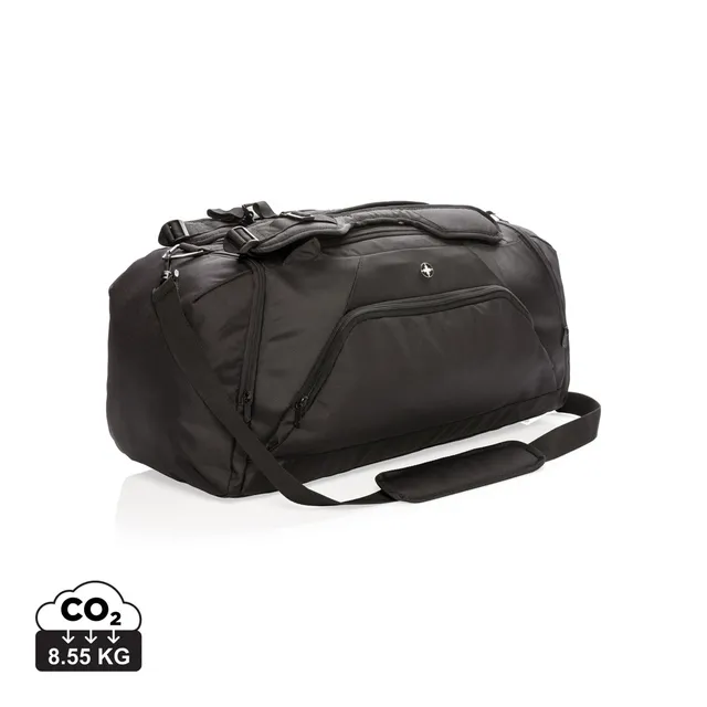 Swiss Peak Zaini Borsa zaino RFID nero, 2 in 1