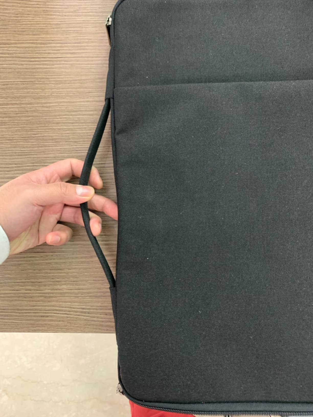 Domiso Laptop Sleeve 17,3 Pollici custodia laptop nera impermeabile