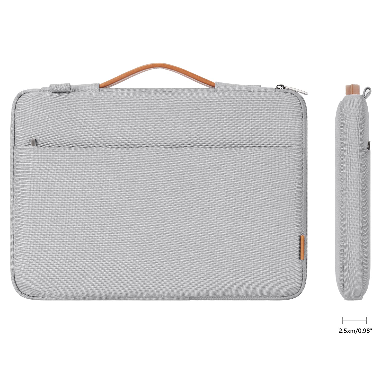 Domiso Laptop Sleeve custodia laptop 17,3" grigia impermeabile