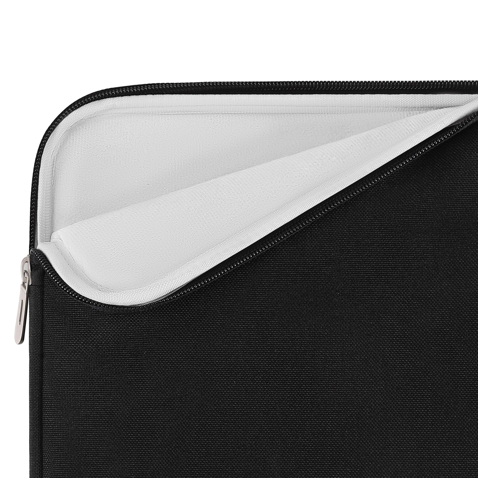 Domiso Laptop Sleeve 17,3 pollici custodia laptop nera con tasca