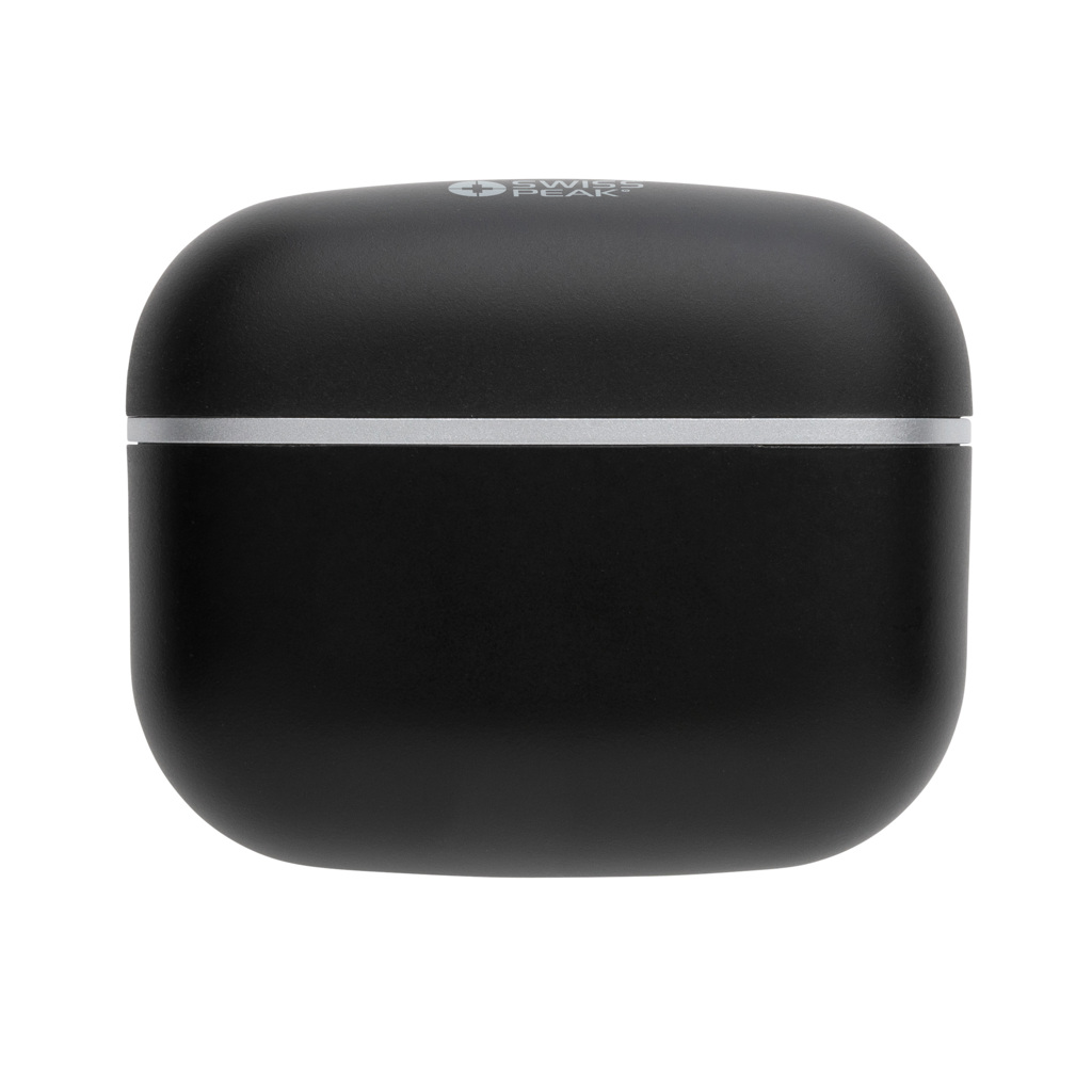 Swiss Peak Audio TWS 2.0 auricolari neri ABS riciclato RCS