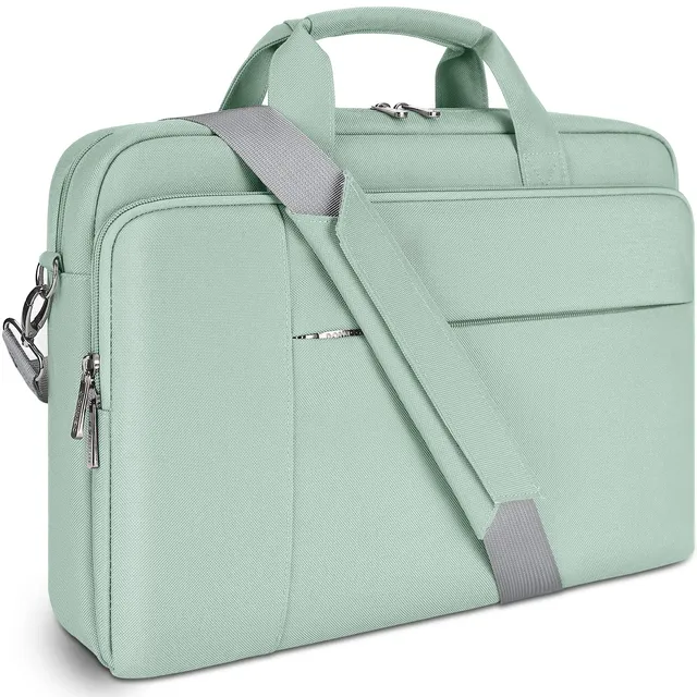 Domiso Laptop Briefcase 17,3 pollici borsa verde salvia impermeabile