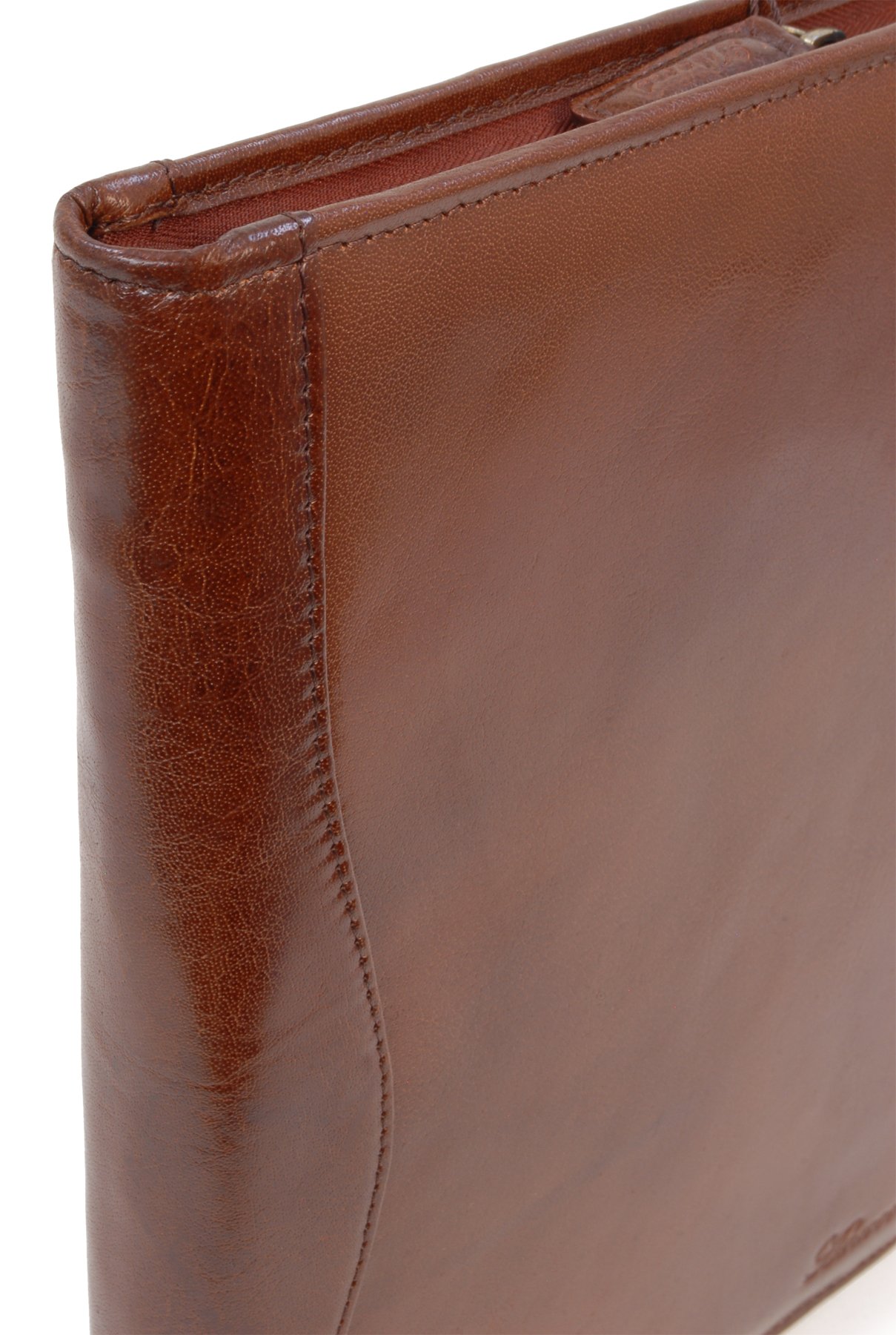 Ashwood Man Bags & Briefcases A4 Folder cartella A4 in pelle castagna marrone