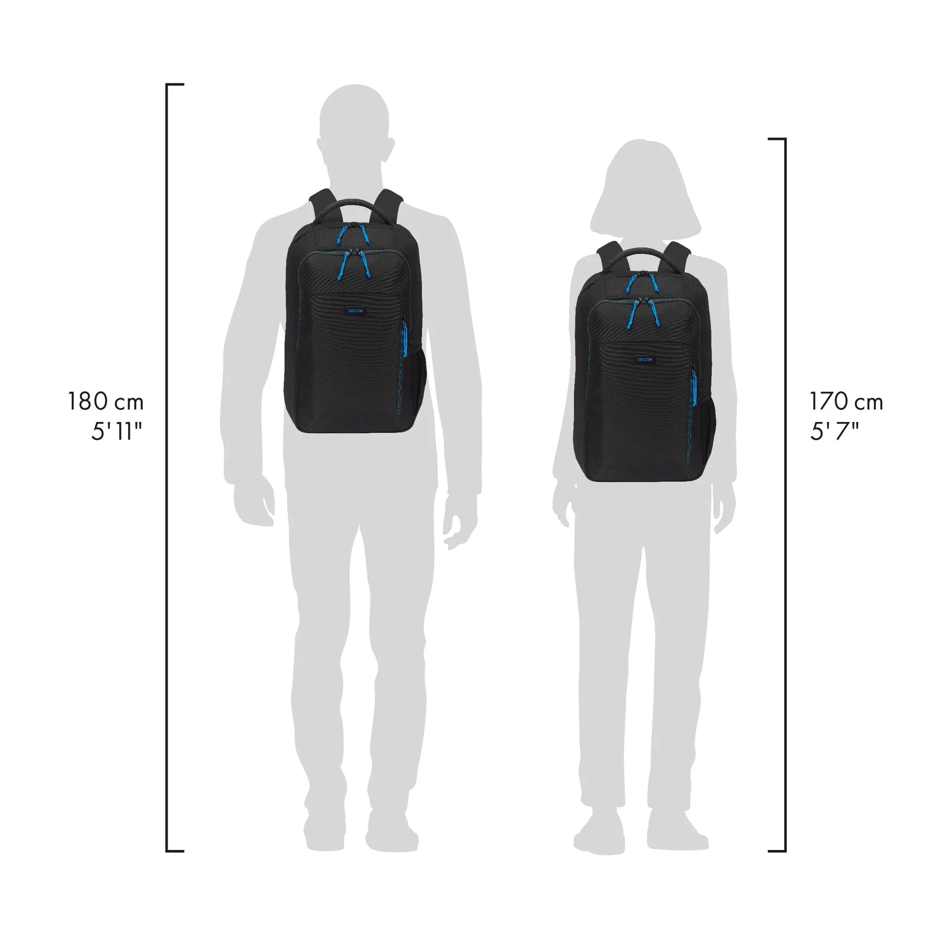 BASE XXO Backpacks SPIN II 13-16 zaino nero per notebook 13-16 pollici