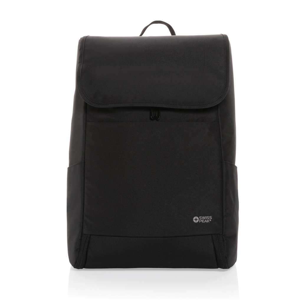 Swiss Peak Zaini Fern AWARE™ zaino porta PC 15″ nero, 1 pezzo RPET