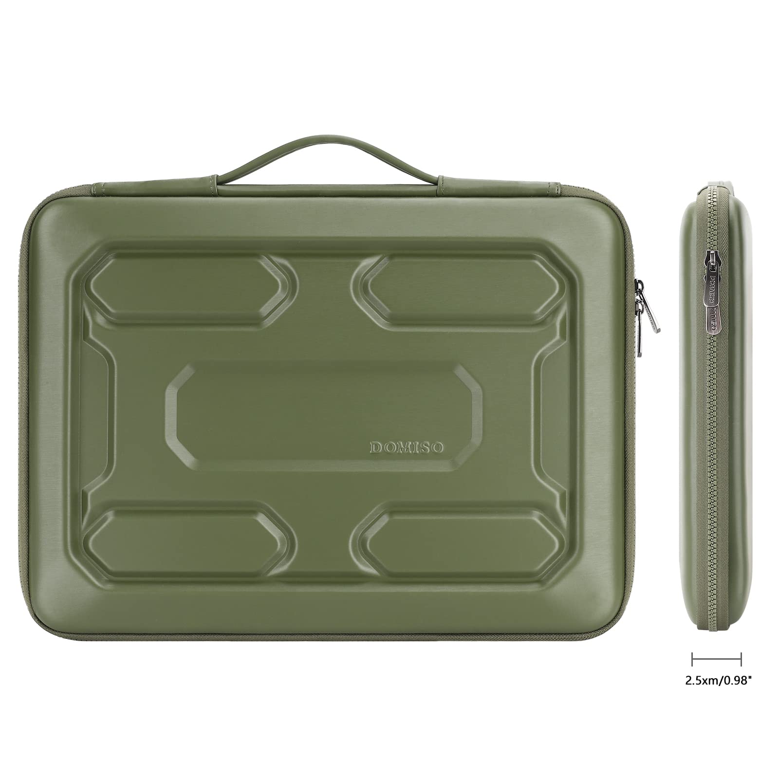 Domiso EVA Laptop Bag 17,3 pollici custodia laptop verde antiurto