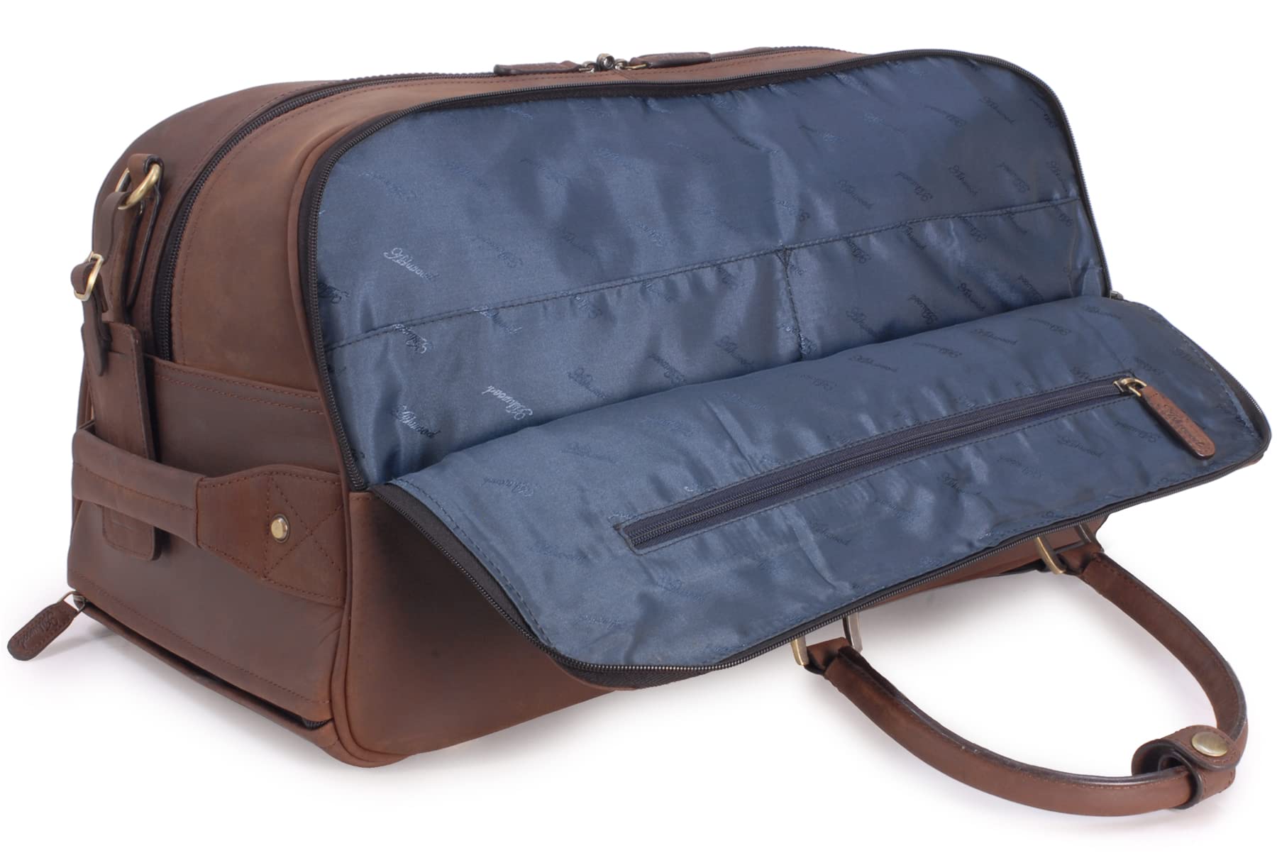 Ashwood Holdalls Albert borsone da viaggio trolley in pelle