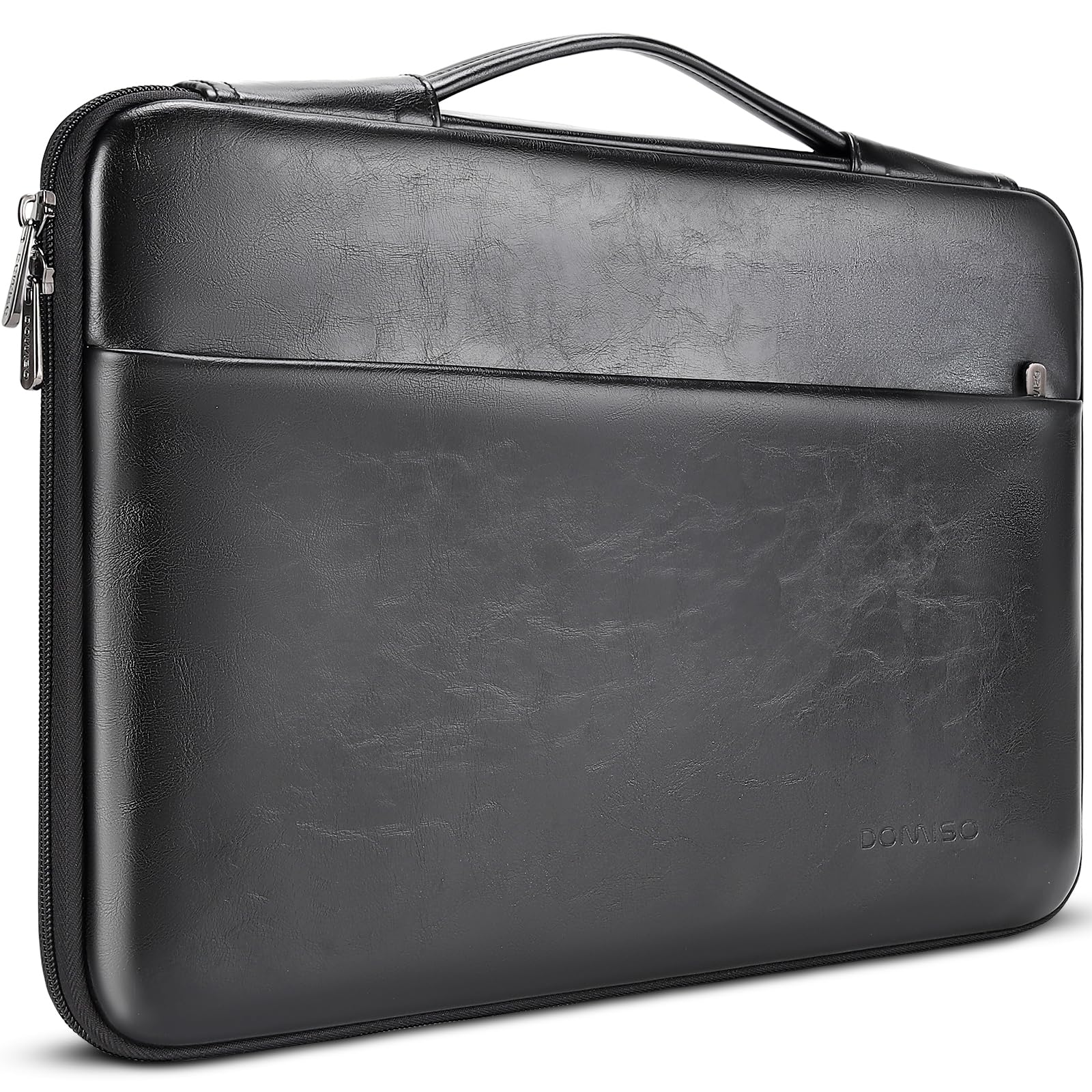 Domiso Laptop Sleeve 17,3 pollici custodia Nero impermeabile PU