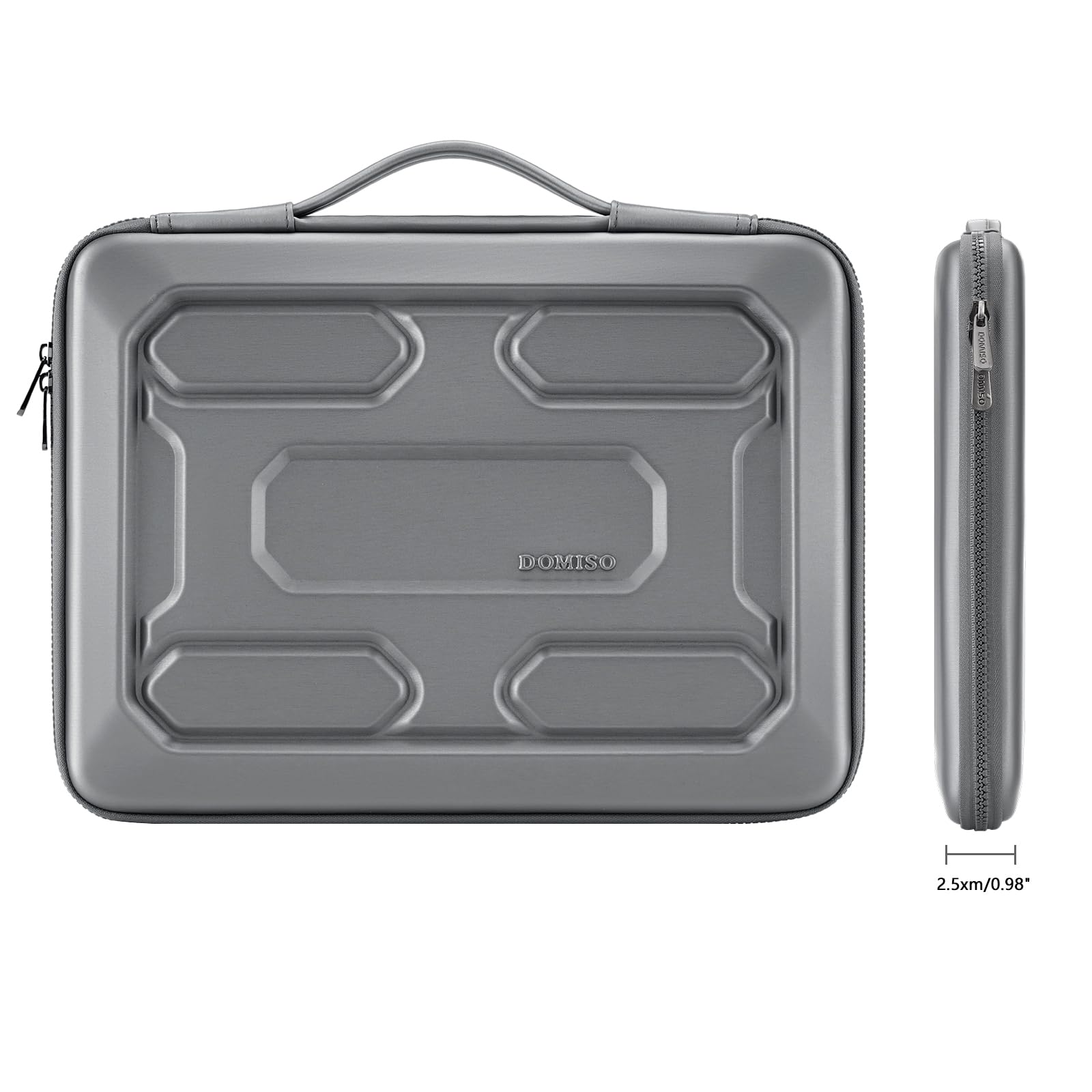 Domiso EVA Laptop Bag 13,3 pollici custodia laptop argento antiurto