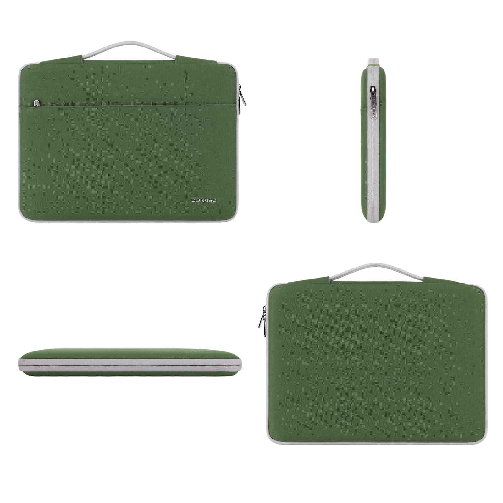 Domiso Laptop Sleeve 17,3 pollici custodia laptop verde avocado impermeabile