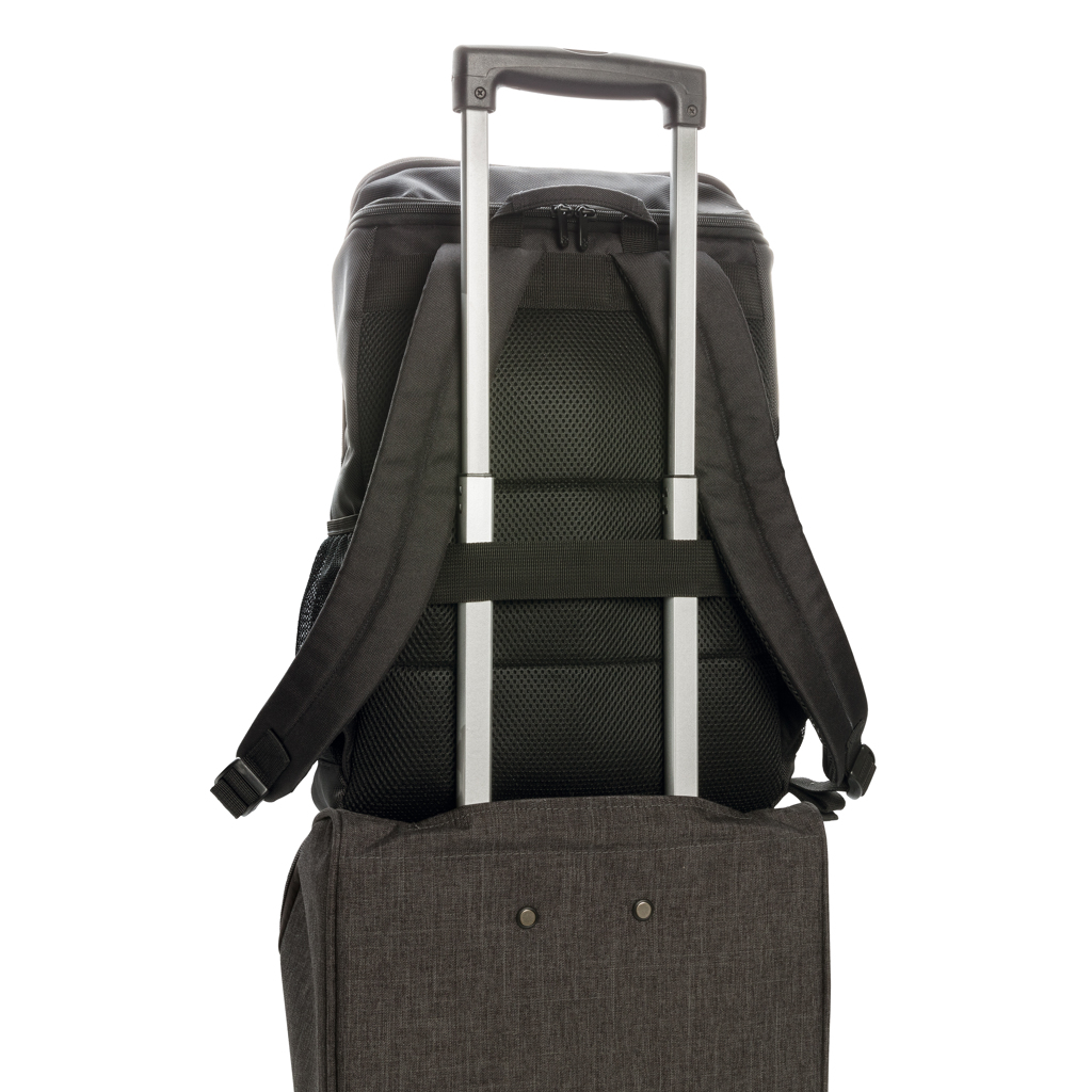 Swiss Peak Zaini Easy Access zaino PC 15,6″ nero riciclato