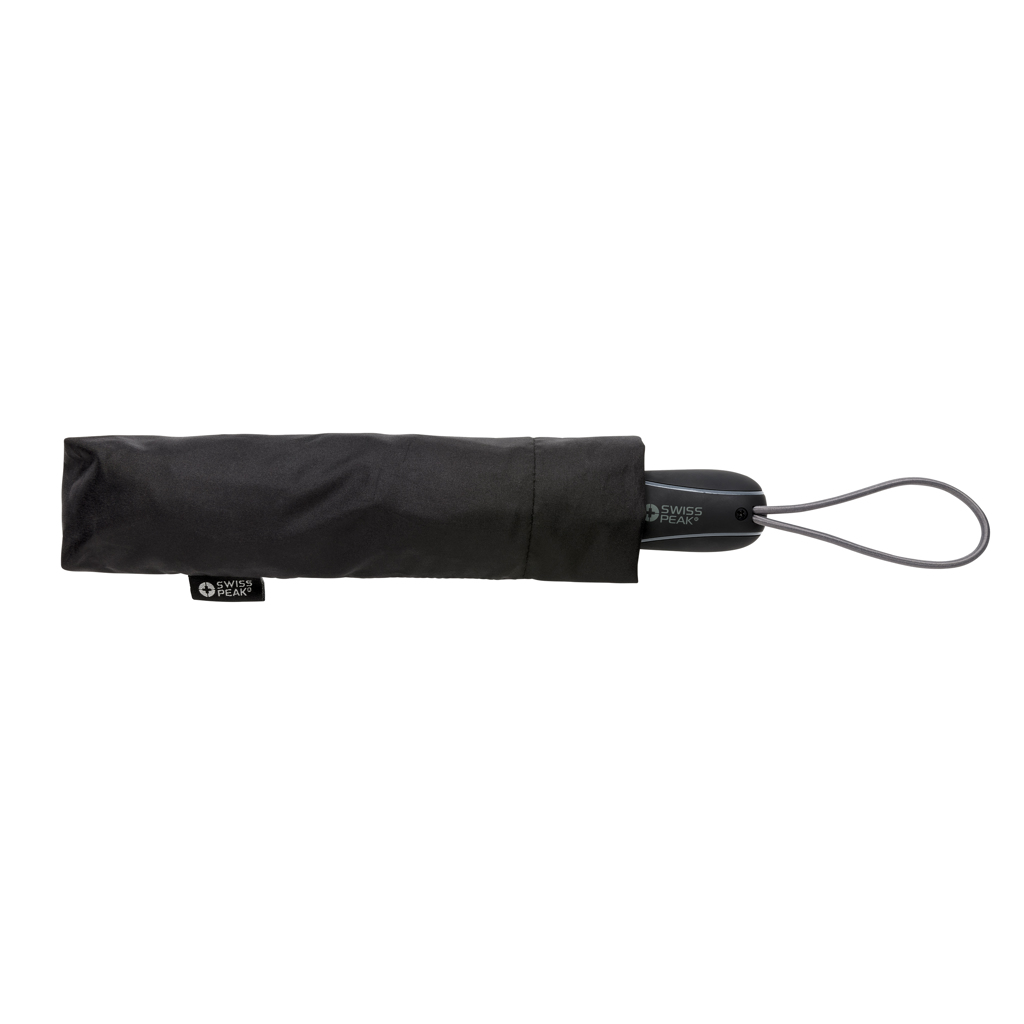 Swiss Peak Ombrelli Traveller AWARE™ 21″ ombrello automatico nero antivento