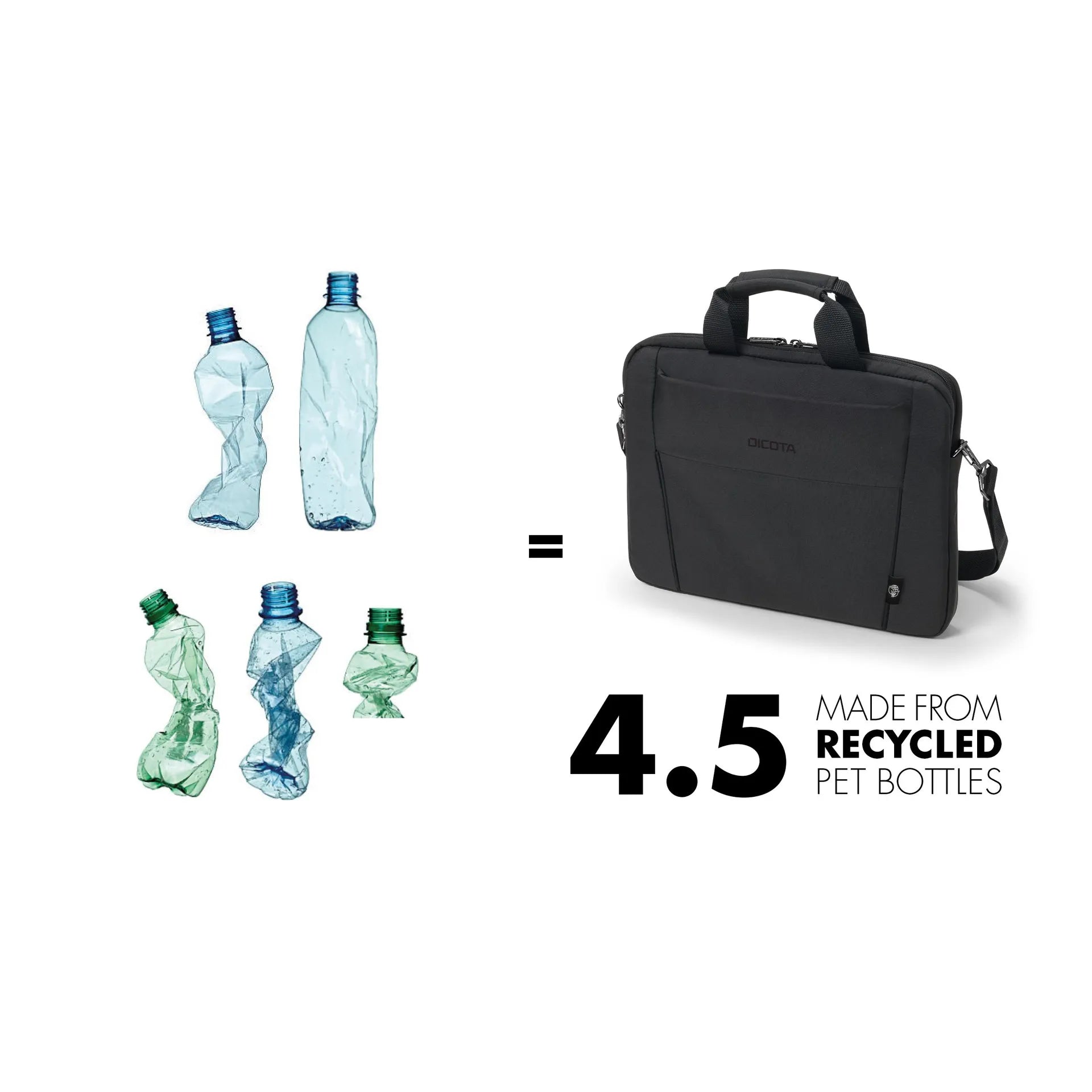 BASE XXO Laptop Bags Eco Slim Case BASE 15-15.6 custodia laptop slim in PET riciclato