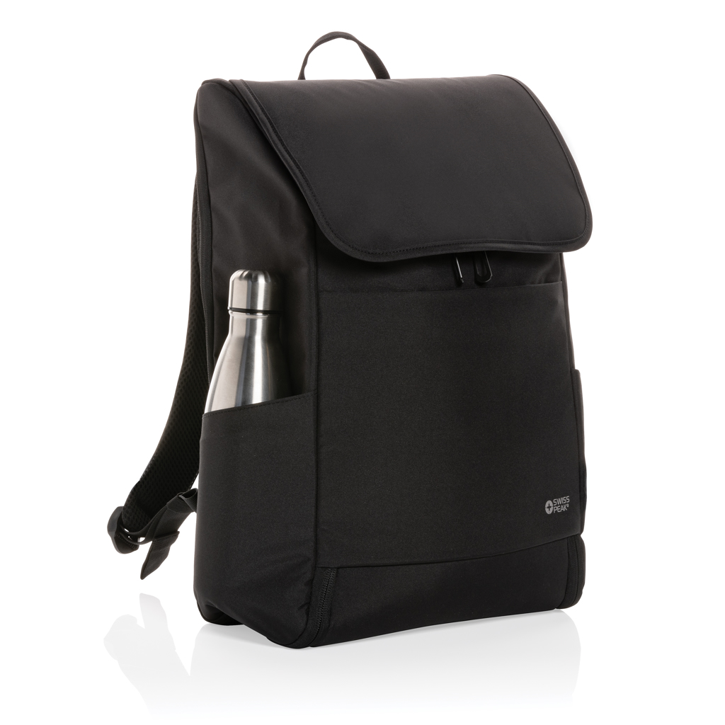 Swiss Peak Zaini Fern AWARE™ zaino porta PC 15″ nero, 1 pezzo RPET