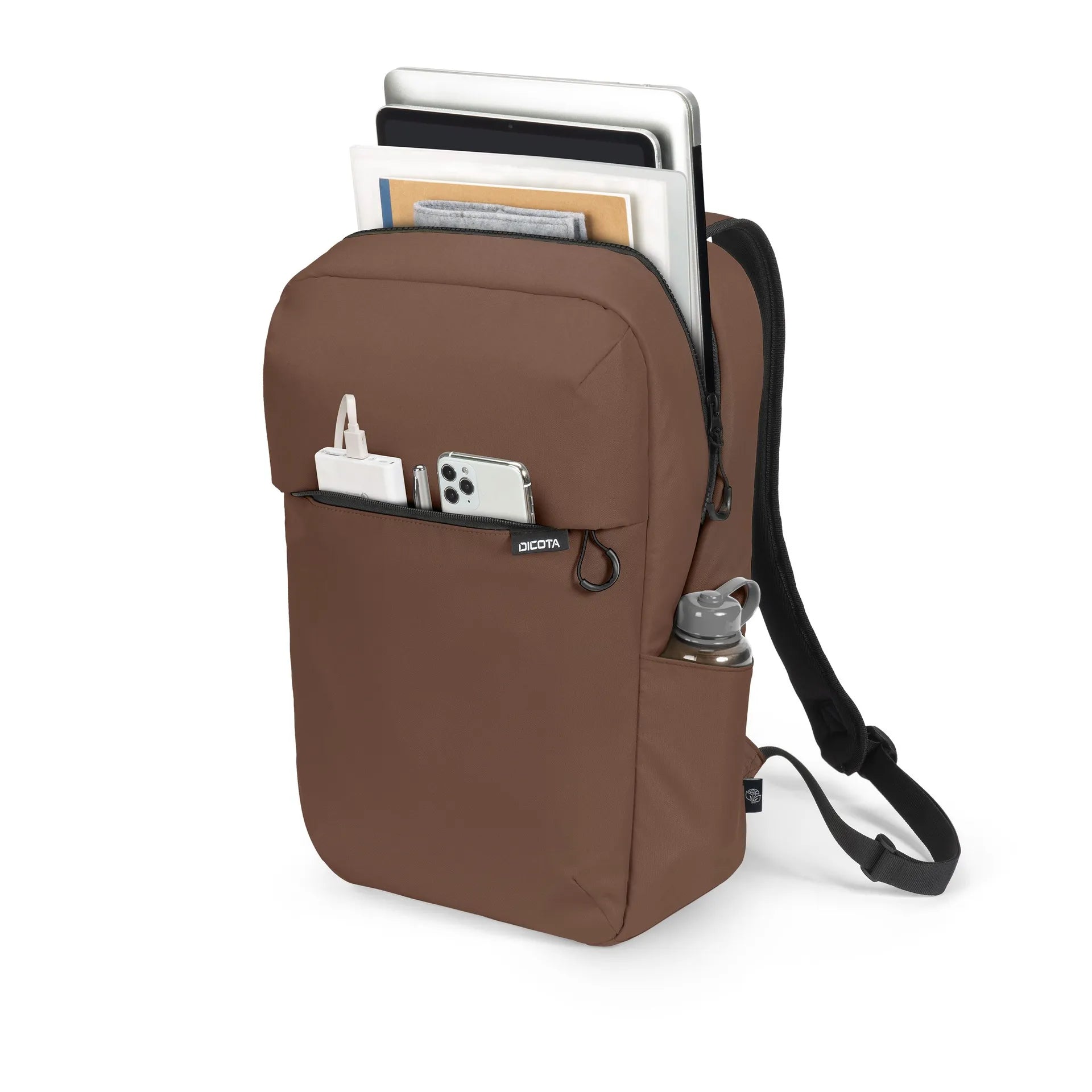 BASE XXO Backpacks COMMUTER 13-16 zaino marrone per laptop idrorepellente