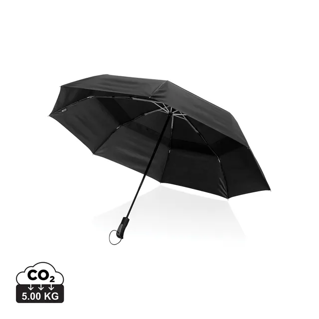 Swiss Peak Ombrelli AWARE™ Tornado ombrello tascabile antivento 27″ nero, 1 pezzo rPET