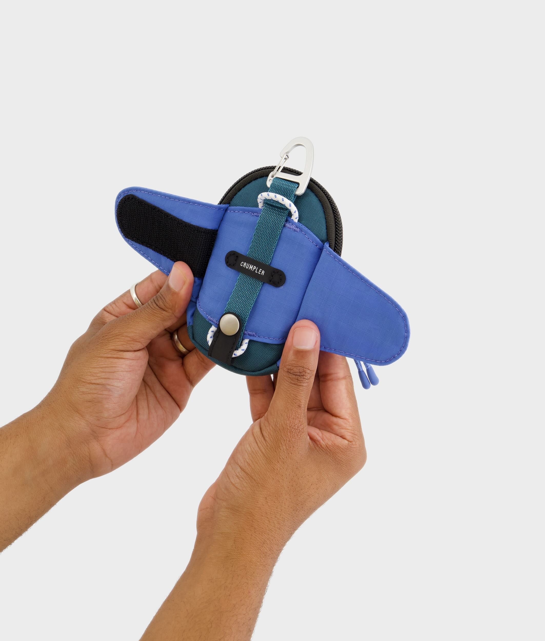 Crumpler Small Bags & Accessories Family Jewel pochette Sea Blue con zip