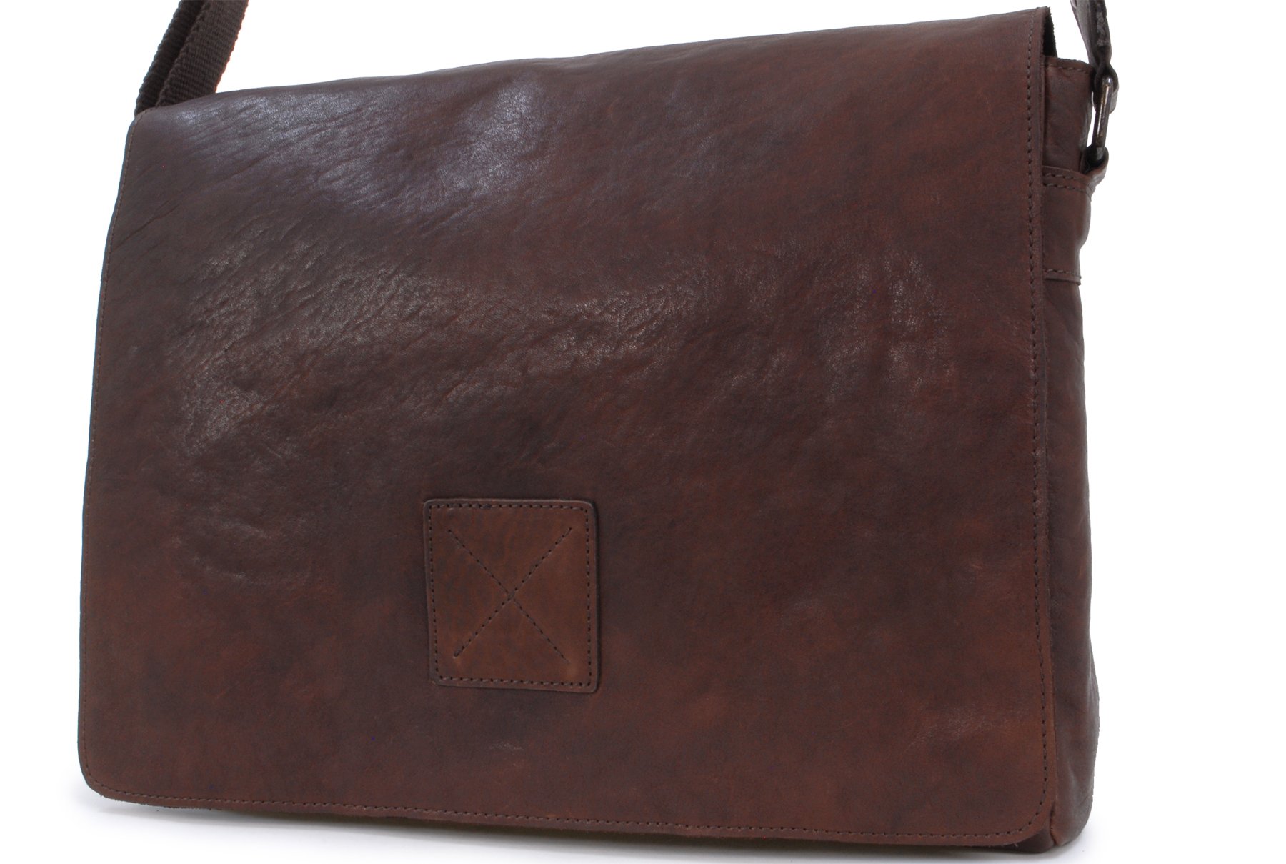 Ashwood Man Bags & Briefcases Pedro borsa messenger in pelle capiente